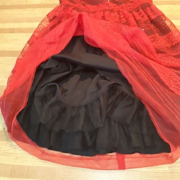 Womans Sleeveless Studio Y Red Midi Cocktail Tube Dress - Picture 4 of 9